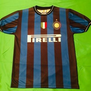 Inter Milan Jersey #22 Milito Vintage 100% Italian